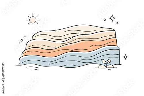 Natural stone macro textures. Sandstone surface with gentle layered lines, subtle erosion patterns suggesting time and nature, quiet editorial calm. Minimalist