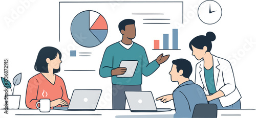 Team Discussion in Office
Modern Corporate Meeting