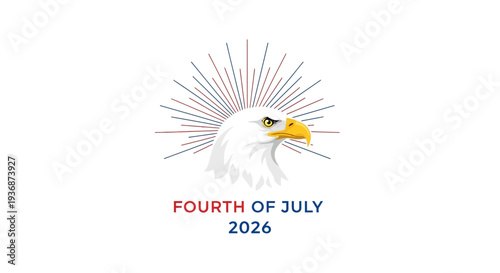 American Eagle Logo Design for Independence Day Celebration.