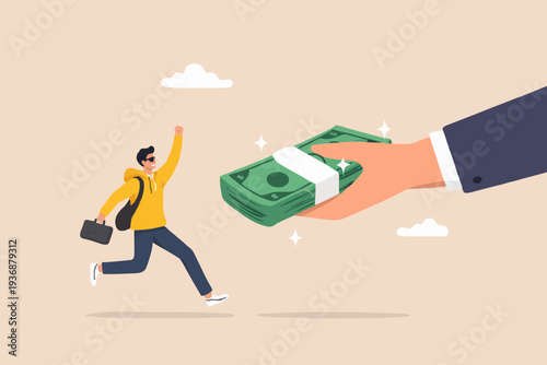 Person Running For Money