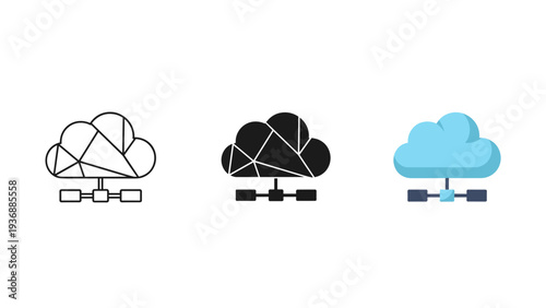 Cloud Network Connection Icon Business