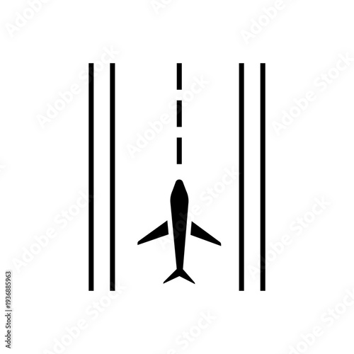 Aircraft icon vector. Plane train Illustration sign. Craft symbol. Airplane logo.