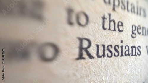 Wallpaper Mural Close up of classified document dolly shot Torontodigital.ca