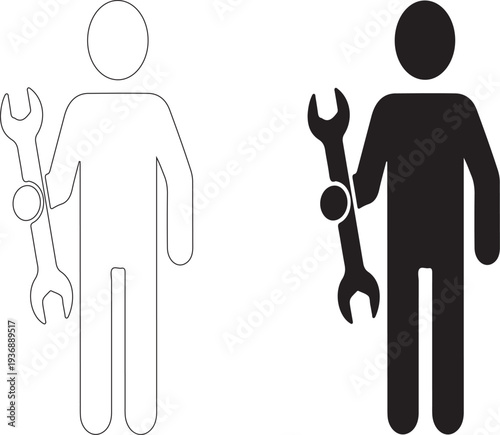 Flat social policy icons collection. Rights protection, poverty support, accessibility standards, childcare assistance, disaster aid, minimum wage and pension program symbols..eps