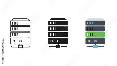 Server Rack Data Center Technology Stack