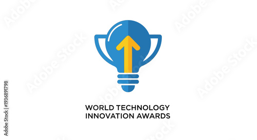 World Technology Innovation Awards logo with lightbulb and upward arrow.