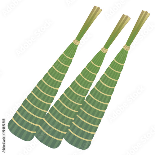 ちまきのベクターイラスト