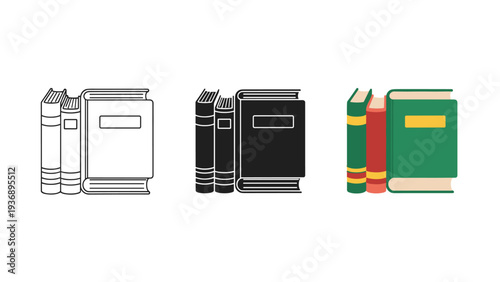 Books Stack Education Knowledge Commercial