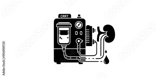 Dialysis Machine CRRT Kidney Care Icon