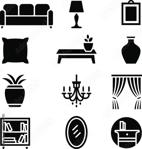 Silhouette home decor furniture interior household 