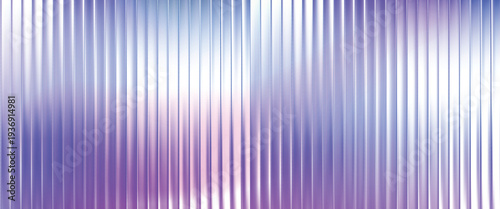 Abstract glass ripple background, Grainy background glowing blurred color flow banner poster cover design, noise texture. Refracted Glass Gradient Effect. Ribbed glass morphism texture