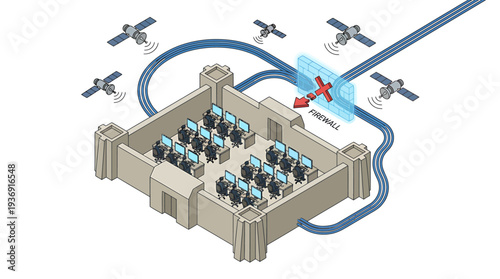 Drones Circle A Fortified Battlefield With Chess Pieces. Vector Illustrations. EPS Editable