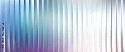 Abstract glass ripple background, Grainy background glowing blurred color flow banner poster cover design, noise texture. Refracted Glass Gradient Effect. Ribbed glass morphism texture