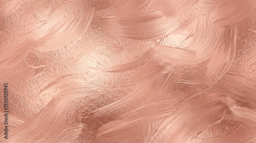 abstract rose gold paint strokes, metallic texture ackground, luxury category, shimmering copper foil asthetic