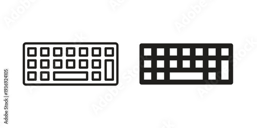Keyboard icon Symbol for App and Web UI Design Vectors