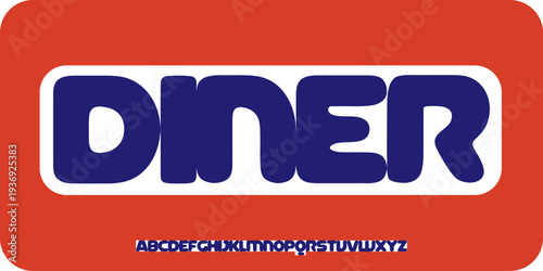 Bold Round Font Logo Alphabet Food Type Color Letter Set Modern Typography, Creative Typographic Design for Title Text, Typo Poster Headline, Type Symbol Logotype, Bubble Fonts. Vector Typeface