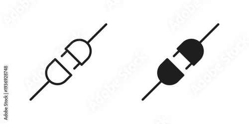 Plugin icon Symbol for App and Web UI Design Vectors