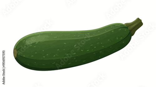 zucchini isolated on white
