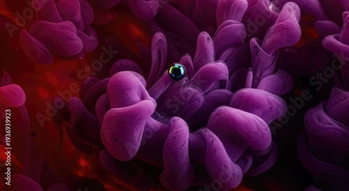 Deeply saturated, intense color wash flowing and mixing. A macro abstract background emphasizing pigment density and visual fullness ,contemporary ,flowing ,gradient