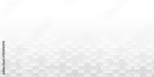 Vector hexagons pattern. Geometric abstract background with simple hexagonal elements. Medical, technology or science design