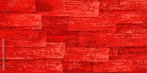 Red brick wall texture background with rough aged brick pattern suitable for construction or vintage architecture backdrop