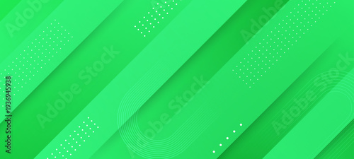 Diagonal green stripes with varying shades and dotted patterns in an abstract illustration viewed from a straightforward angle.