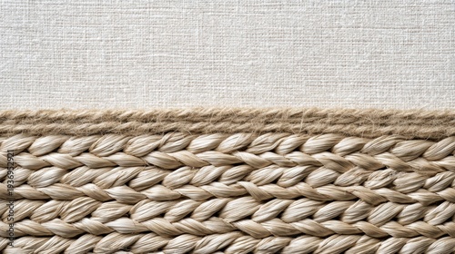 Wallpaper Mural Woven texture panel with smooth plain background for copy space Torontodigital.ca