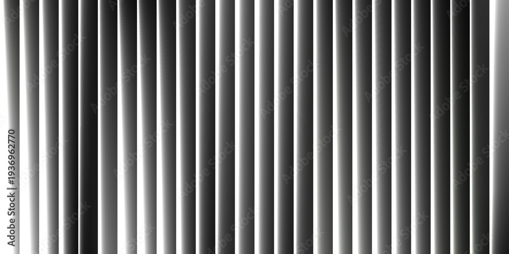 Obraz premium Seamless pattern of vertical gradient stripes with subtle light and shadow transitions and clean edges