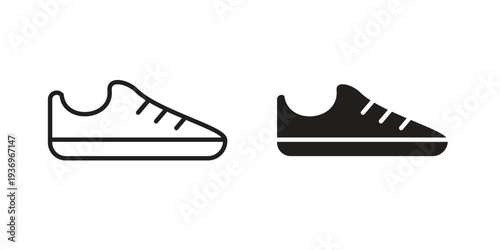 Shoes icon Symbol for App and Web UI Design Vectors