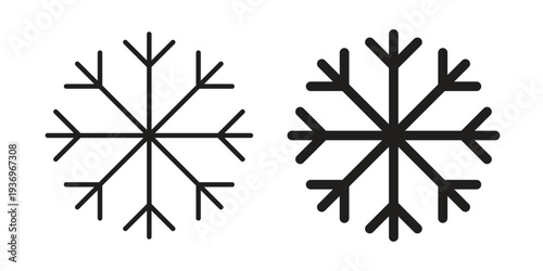 Snow icon Symbol for App and Web UI Design Vectors