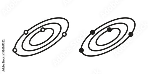 Space icon Symbol for App and Web UI Design Vectors