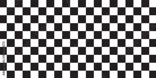 Black and white checkered pattern, Checkerboard seamless pattern