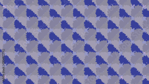 Seamless blue checkered fabric texture pattern with vintage textile design suitable for wallpaper or tablecloth backdrop