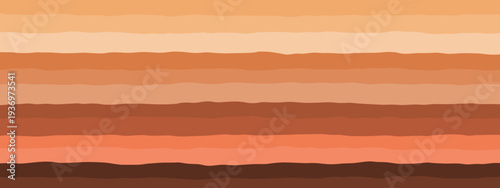 Abstract flat soil and rock layers cross section