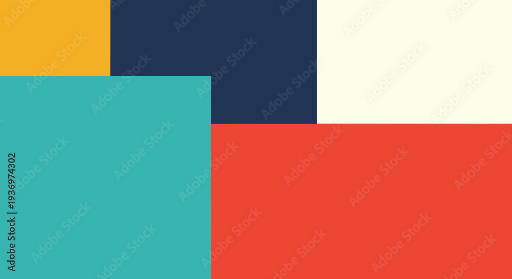 Fototapeta premium Colorful Geometric Shapes Pattern.