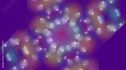 Colorful Bubbles on Different Backgrounds.