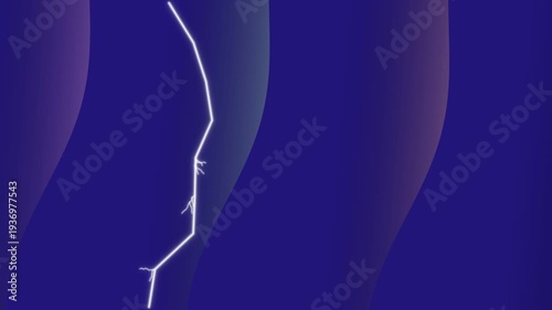 Dark Blue Background with Lightning Effect.