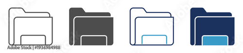 folder multi purpose icon set