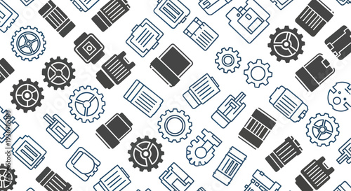 Collection of Technology and Office Icons.