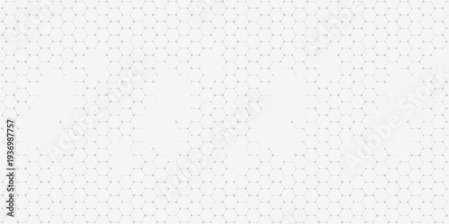 Abstract background of hexagons pattern and chemical engineering, genetic research, molecular structure. Vector illustration for innovation technology concept