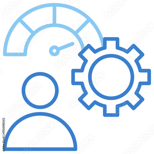 Performance Dual Tone Outline Icon