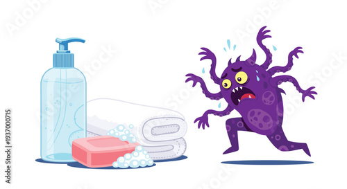 Hygiene and cleanliness fight against germs and bacteria.