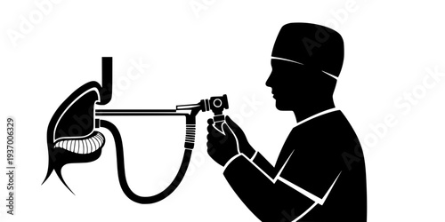Laryngoscope Intubation Medical Tool Icon