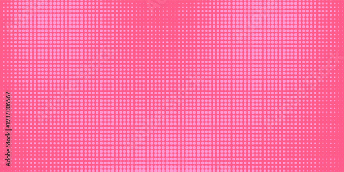Bright pink magenta pop art background with halftone in retro comic style, vector illustration HD eps10