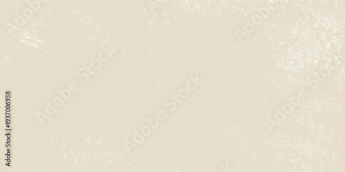 Newspaper with old unreadable text. Vintage grunge blurred paper news texture horizontal background. Textured page. Sepia collage. Front top view.