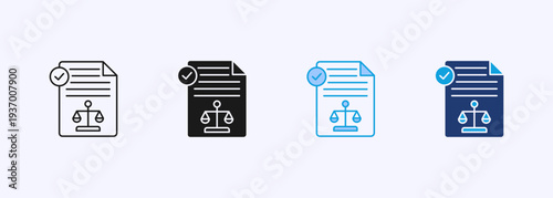 Regulation Icon Set Multistyle Various Collection Element For Design