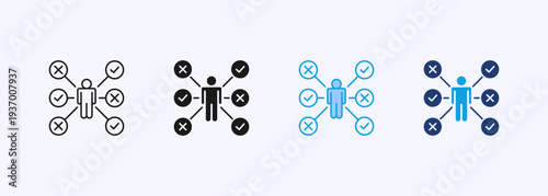Responsibility Icon Set Multistyle Various Collection Element For Design