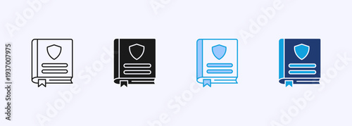 Guideline Icon Set Multistyle Various Collection Element For Design