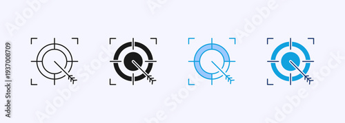 Mission Icon Set Multistyle Various Collection Element For Design