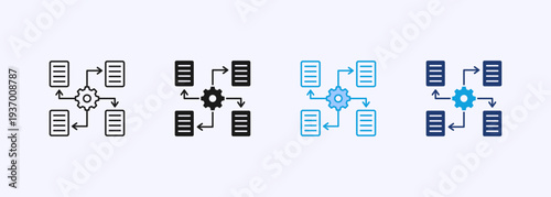 Execution Icon Set Multistyle Various Collection Element For Design